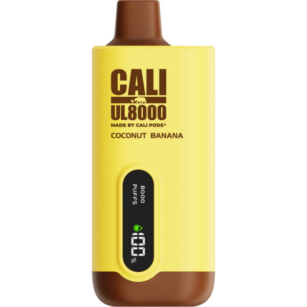 Cali UL8000 8000 Puff Disposable Coconut Banana