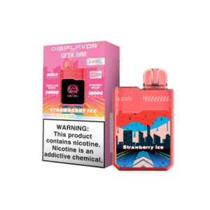 Digi Flavor x Geek Vape Lush 20,000 Puff Disposable Strawberry Ice