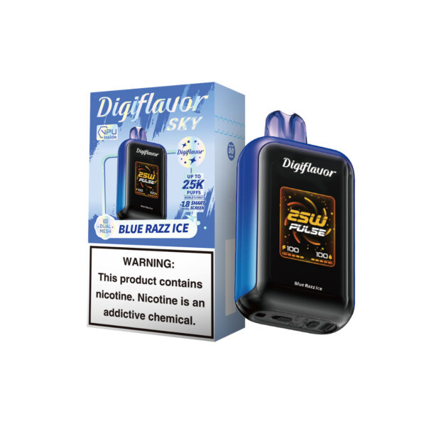 Digiflavor Sky 25k Puff Disposablese flavors Blue Razz Ice