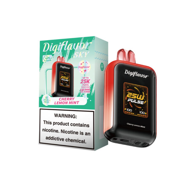 Digiflavor Sky 25k Puff Disposablese flavors Cherry Lemon Mint