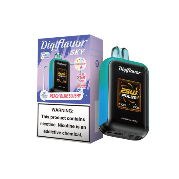 Digiflavor Sky 25k Puff Disposablese flavors Peach Blue Slushy