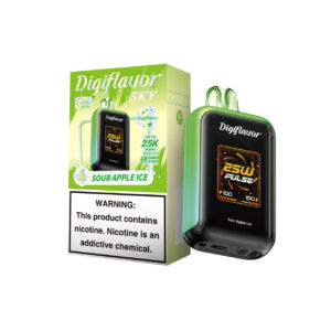 Digiflavor Sky 25k Puff Disposablese flavors Sour Apple Ice