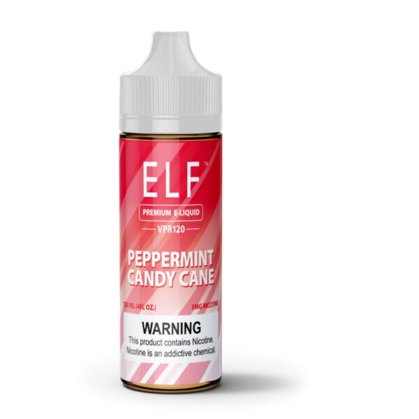 ELF VPR120 Peppermint Candy Cane 120ml E-Juice