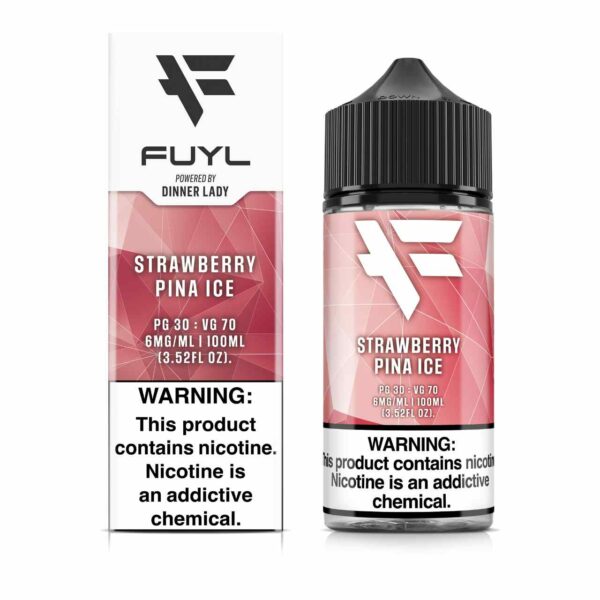 FUYL By Dinner Lady Strawberry Pina Ice 100ml E-Juice 6mg