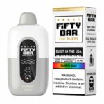 Fifty Bar V2 20000 Puff Disposable White Series - Rainbow Road