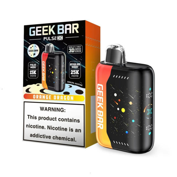 Geek Vape Pulse X 25000 Puff Disposable Meteor Edition Orange Dragon