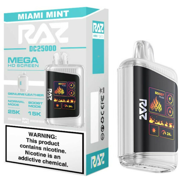 Geek Vape Raz DC25000 Disposable Miami Mint