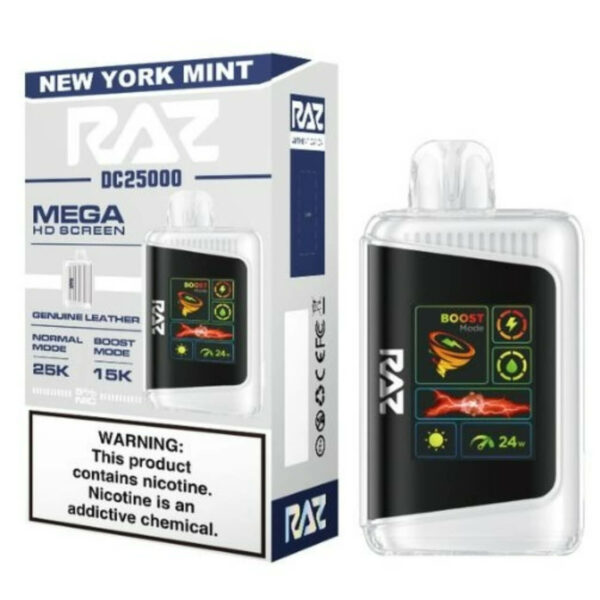 Geek Vape Raz DC25000 Disposable New York Mint