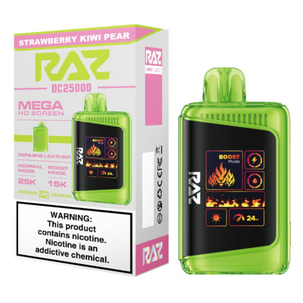 Geek Vape Raz DC25000 Disposable Strawberry Kiwi Pear