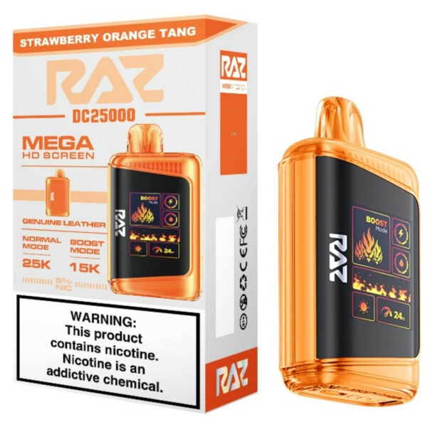 Geek Vape Raz DC25000 Disposable Strawberry Orange Tang