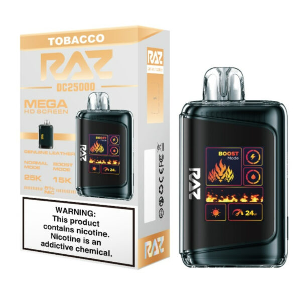 Geek Vape Raz DC25000 Puffs Disposable Tobacco