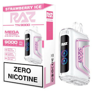 Geek Vape Raz TN9000 Zero Nicotine Disposable Strawberry Ice