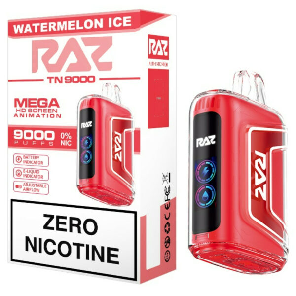 Geek Vape Raz TN9000 Zero Nicotine Disposable Watermelon Ice