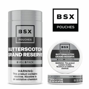 Glas BSX Nicotine Pouches Butterscotch Reserve