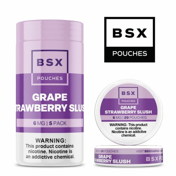 Glas BSX Nicotine Pouches Grape Strawberry Slush