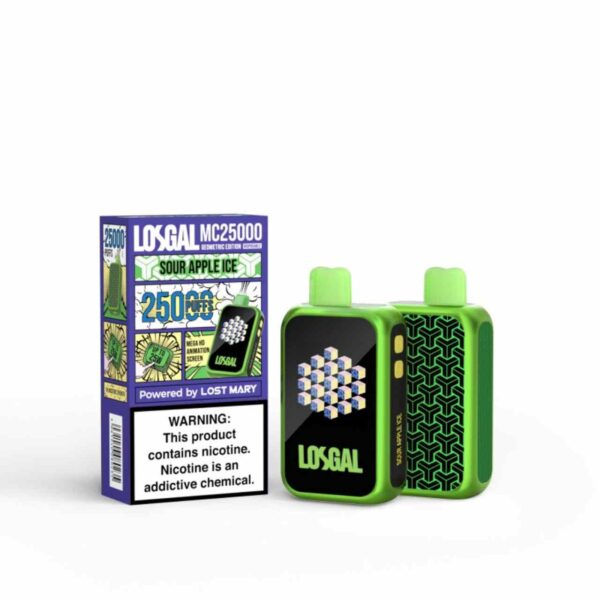 LOSGAL MC25000 Disposable 25000 Puffs Geometric Edition-Sour Apple Ice