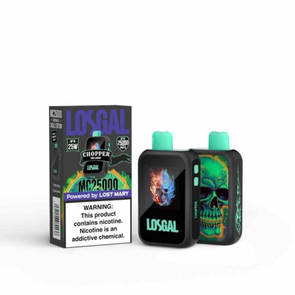 LOSGAL MC25000 Disposable 25000 Puffs Skull Edition-Triple Berry