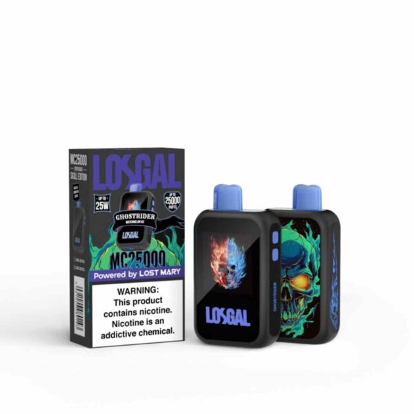 LOSGAL MC25000 Disposable 25000 Puffs Skull Edition-Watermelon Ice