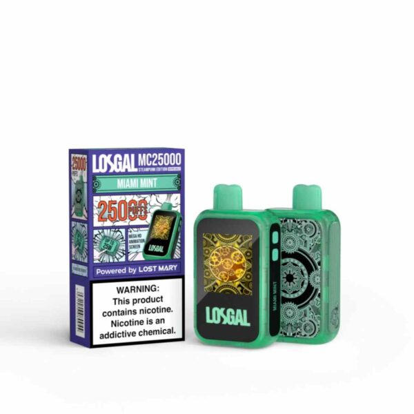 LOSGAL MC25000 Disposable 25000 Puffs Steampunk Edition-Miami Mint