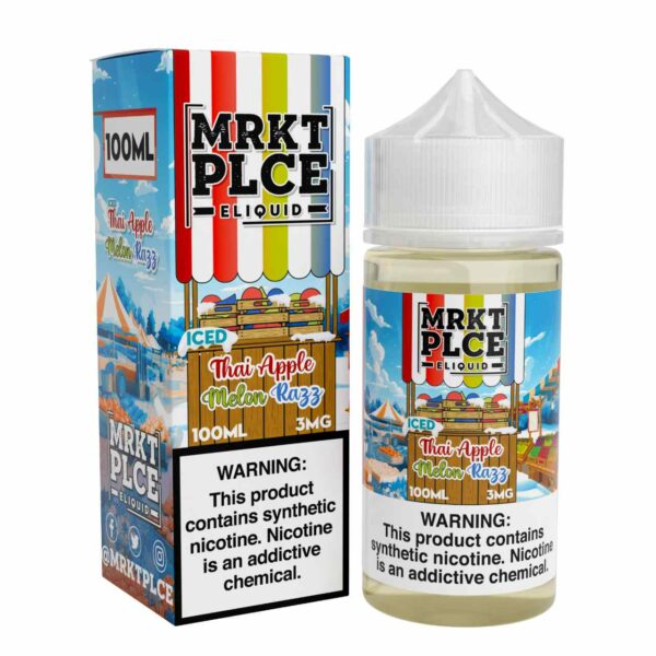 MRKTPLCE Iced Thai Apple Melon Razz 100ml E-Juice