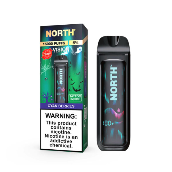 North Vision 15000 Puff Disposable Cyan Berries