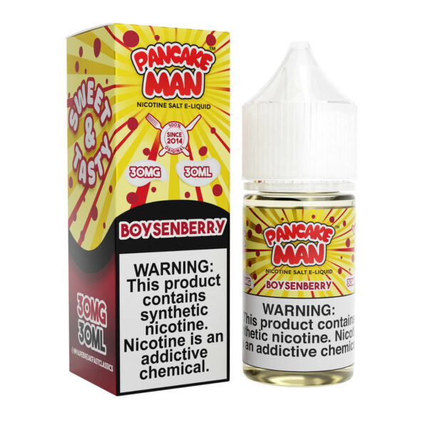 Pancake Man Salts Boysenberry 30ml E Juice 30MG