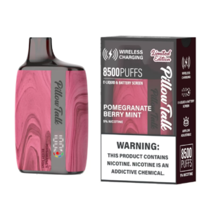 Pillow Talk 8500 Puff Wireless Charging Disposable Pomegranate Berry Mint