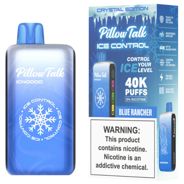 Pillow Talk Ice Control IC40000 Puff Disposable Crystal Edition - Blue Rancher