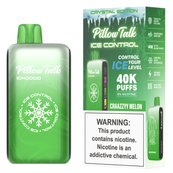 Pillow Talk Ice Control IC40000 Puff Disposable Crystal Edition - Craazzyy Melon