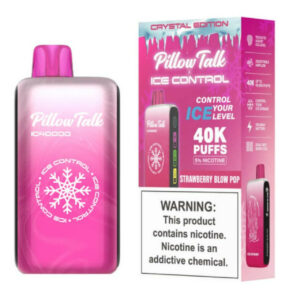 Pillow Talk Ice Control IC40000 Puff Disposable Crystal Edition - Strawberry Blow Pop