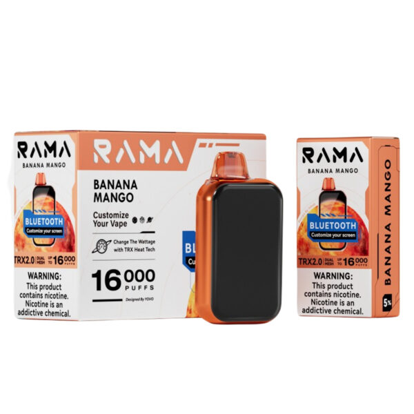 RAMA 16000 Puff Disposable Banana Mango