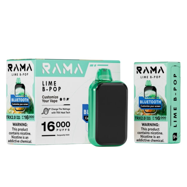 RAMA 16000 Puff Disposable Lime B-Pop