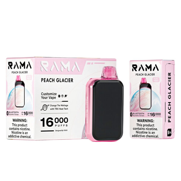 RAMA 16000 Puff Disposable Peach Glacier