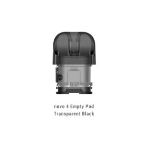 SMOK NOVO 4 Empty Replacement Pod Cartridge – 3PK Transparent Black