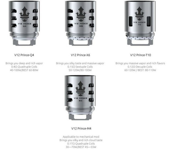 SMOK TFV12 Prince M4 Replacement Coil - 3PK