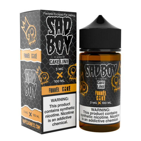 SadBoy Cakeline Funnel Cake Synthetic Nicotine 100ml E-Juice