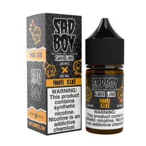 SadBoy Cakeline Funnel Cake Synthetic Nicotine 30ml Salt E-Juice