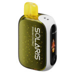 Solaris 25000 Puff Solar Charging Disposable BANANA COCONUT