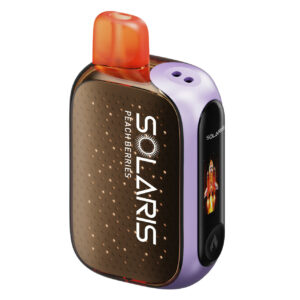 Solaris 25000 Puff Solar Charging Disposable PEACH BERRIES