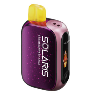 Solaris 25000 Puff Solar Charging Disposable STRAWBERRY BANANA