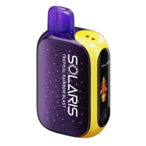 Solaris 25000 Puff Solar Charging Disposable TROPICAL RAINBOW BLAST