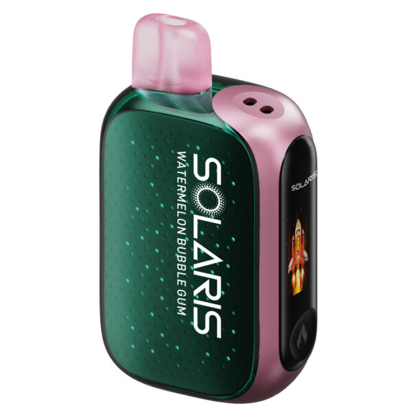 Solaris 25000 Puff Solar Charging Disposable WATERMELON BUBBLEGUM