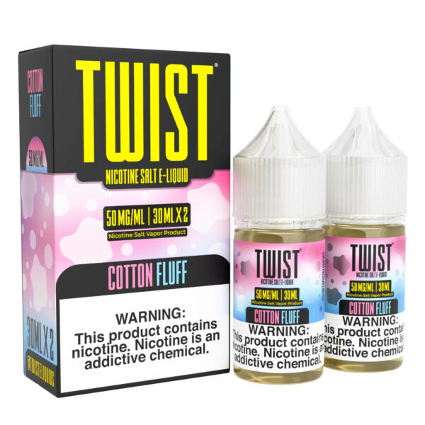 Twist E-Liquids Cotton Fluff 60ml Salt E-Juice 50mg