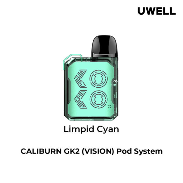 Uwell Caliburn GK2 Vision Kit Limpid-Cyan