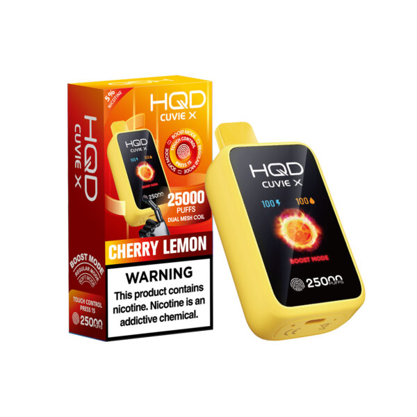 HQD Cuvie X 25000 Puff Disposable Cherry-Lemon