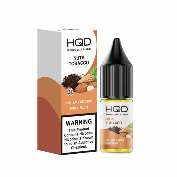 HQD Premium Salt Nuts Tobacco 30ml E-Juice