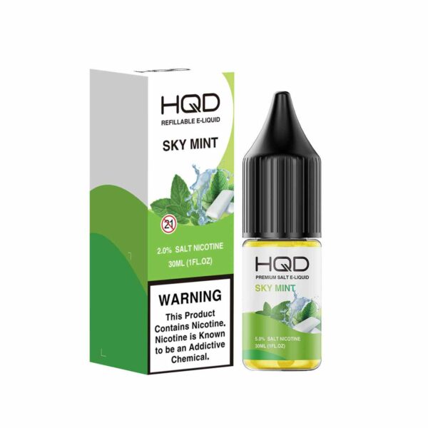 HQD Premium Salt Sky Mint 30ml E-Juice