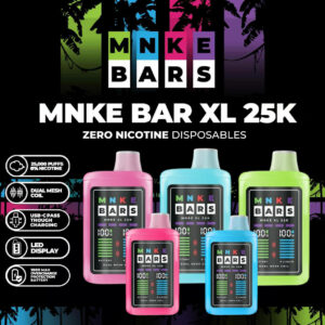 MNKE Bars MNKE XL 25000 Puff Zero Nicotine Disposable