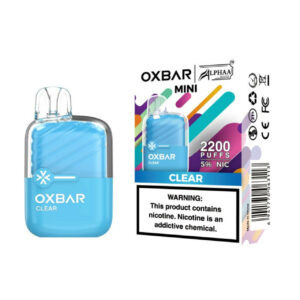 OXBAR x Alphaa Wave Mini 2200 Puff Disposable Clear