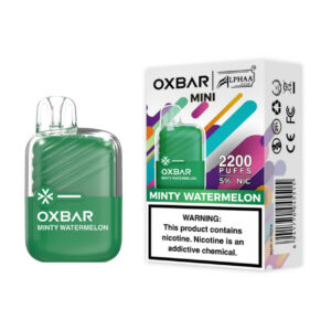 OXBAR x Alphaa Wave Mini 2200 Puff Disposable Minty Watermelon